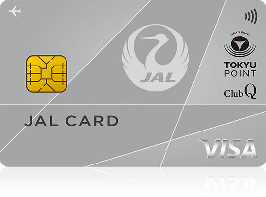 普通カード（JALカード TOKYU POINT ClubQ Visaカード） 券面
