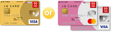 JQ CARD GOLDiVisaj  or JQ CARDiMastercard®/Visaj 