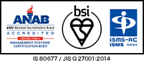 IS 80677 / JIS Q 27001:2014 ロゴ