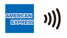 American Express タッチ決済のマーク