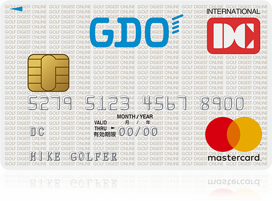 GDOカード（一般）GDOロゴ 券面