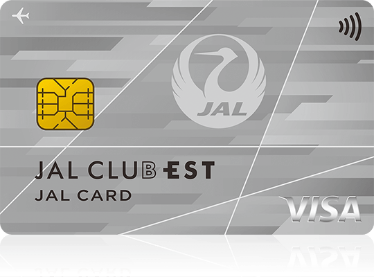 JAL CLUB EST 普通カード（JAL・Visaカード） 券面