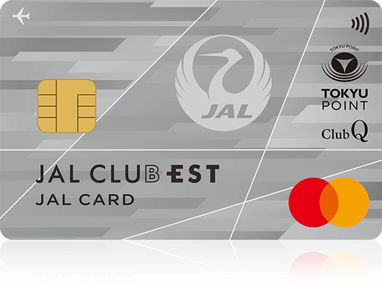 JAL CLUB EST 普通カード（JALカード TOKYU POINT ClubQ Mastercard） 券面