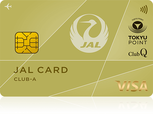 CLUB-Aカード（JALカード TOKYU POINT ClubQ Visaカード） 券面