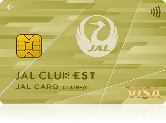 JAL CLUB EST CLUB-Aカード（JAL・Visaカード） 券面