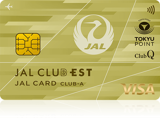 JAL CLUB EST CLUB-Aカード（JALカード TOKYU POINT ClubQ Visaカード） 券面