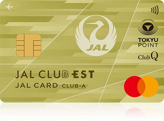 JAL CLUB EST CLUB-Aカード（JALカード TOKYU POINT ClubQ Mastercard） 券面