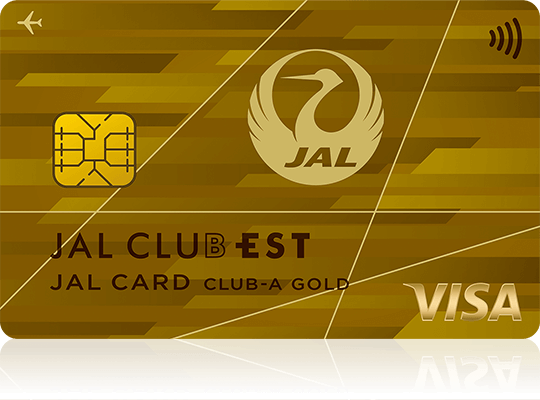 JAL CLUB EST CLUB-Aゴールドカード（JAL・Visaカード） 券面