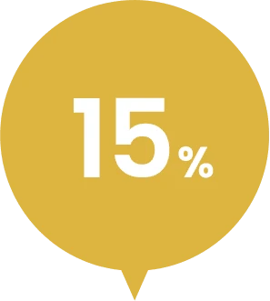 15%