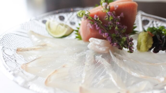 向附 本日鮮魚の刺身の盛り合わせ