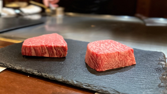 厳選黒毛和牛サーロインとフィレステーキ食べ比べ(100g)