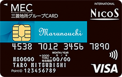 三菱地所グループＣＡＲＤ（丸の内ポイント一体型） 券面
