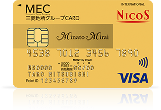 三菱地所グループCARDゴールド(みなとみらいポイント一体型) 券面