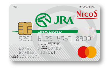 JRA NICOS CARD （一般カード） JRAロゴ 券面