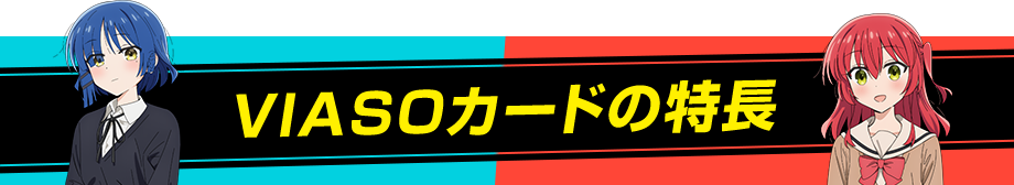 VIASOカードの特長