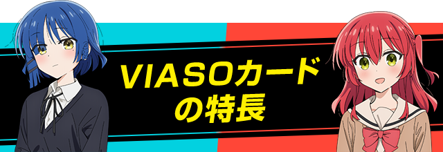 VIASOカードの特長