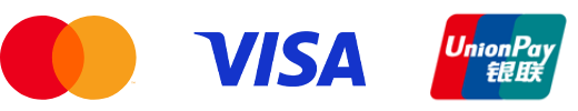 Mastercard® マーク Visa マーク UnionPay（銀聯） マーク