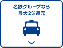 名鉄グループなら最大2%還元