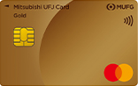 三菱ＵＦＪカード ゴールド 券面
