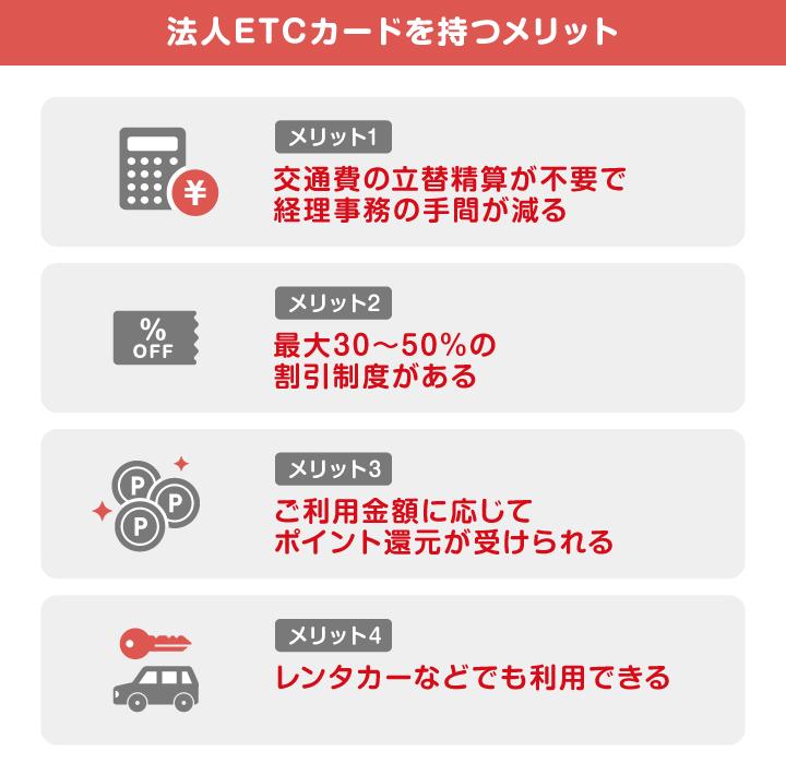 法人ETCカードを持つメリット
