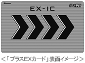 「プラスEXカード」表面イメージ