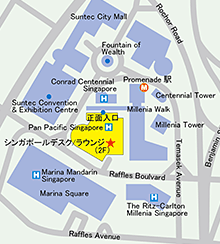 「シンガポールラウンジ」の地図