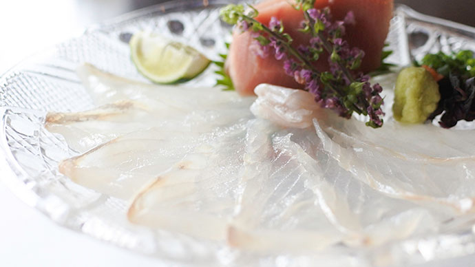 向附 本日鮮魚の刺身の盛り合わせ