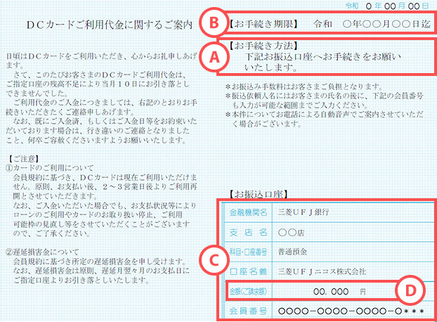 ハガキのイメージ