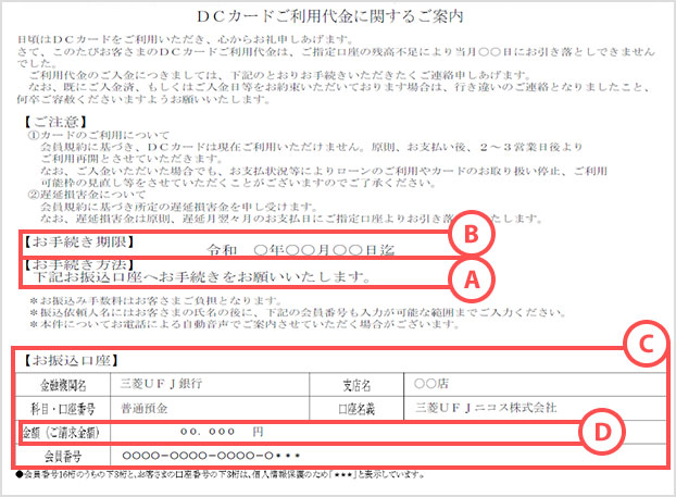 封書のイメージ